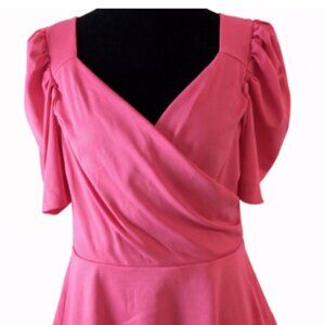Grace Karin Pink Peplum Blouse | NWOT | Size L